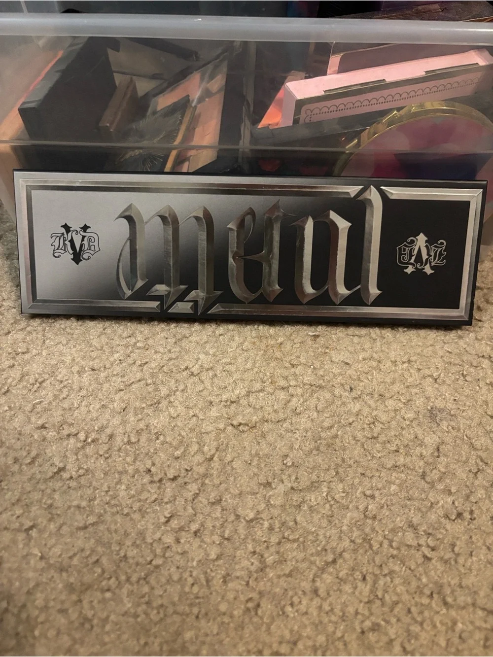 Kat Von D MetalMatte Metallic Silver and Black Eyeshadow Palette